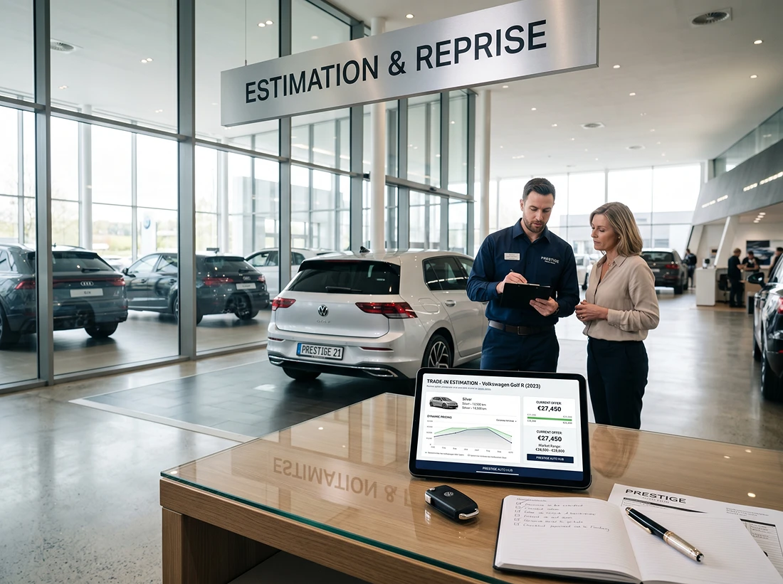 Estimation et reprise de voiture d'occasion